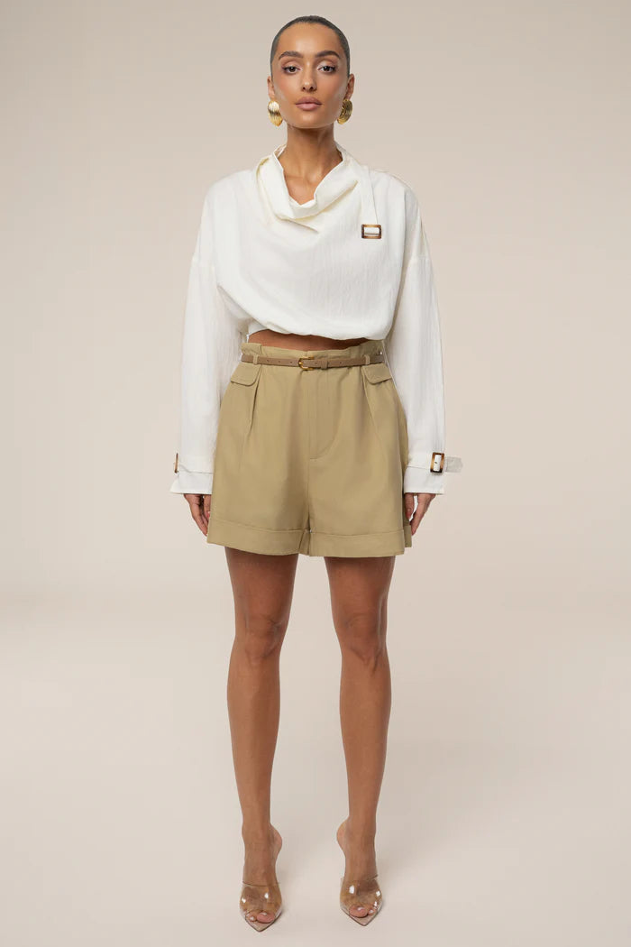 Ivory Wanderlust Crop Top