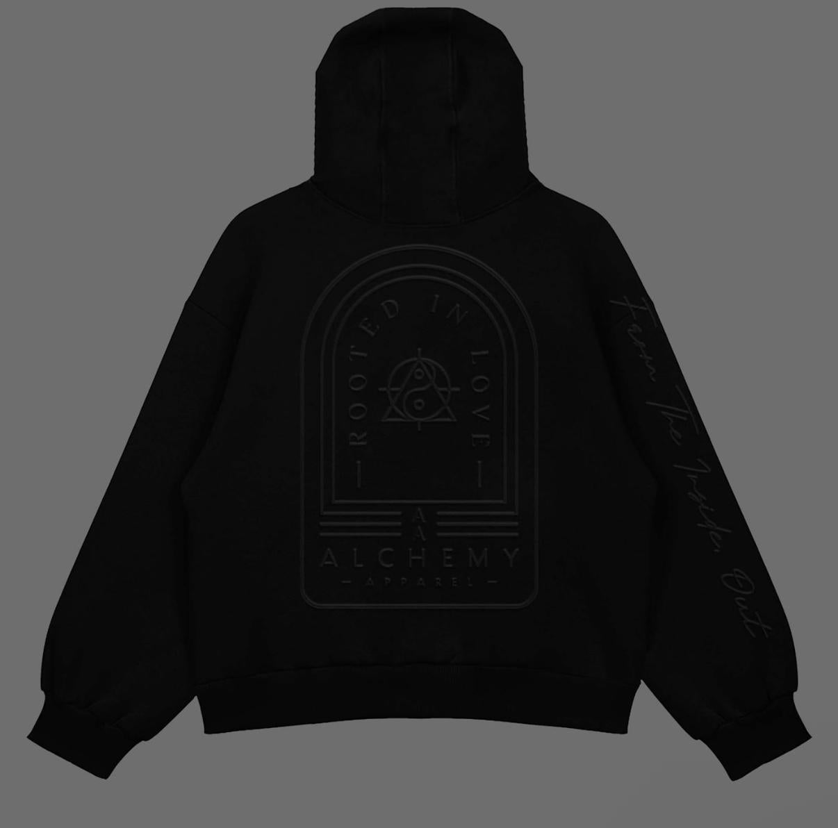 Alchemy Black Long Sleve Hood
