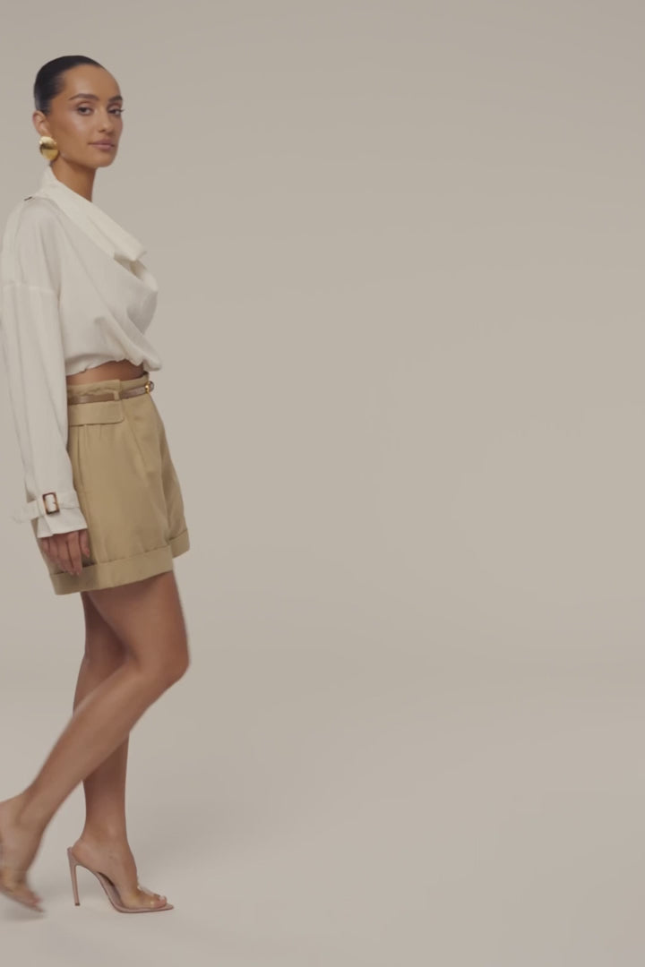 Ivory Wanderlust Crop Top